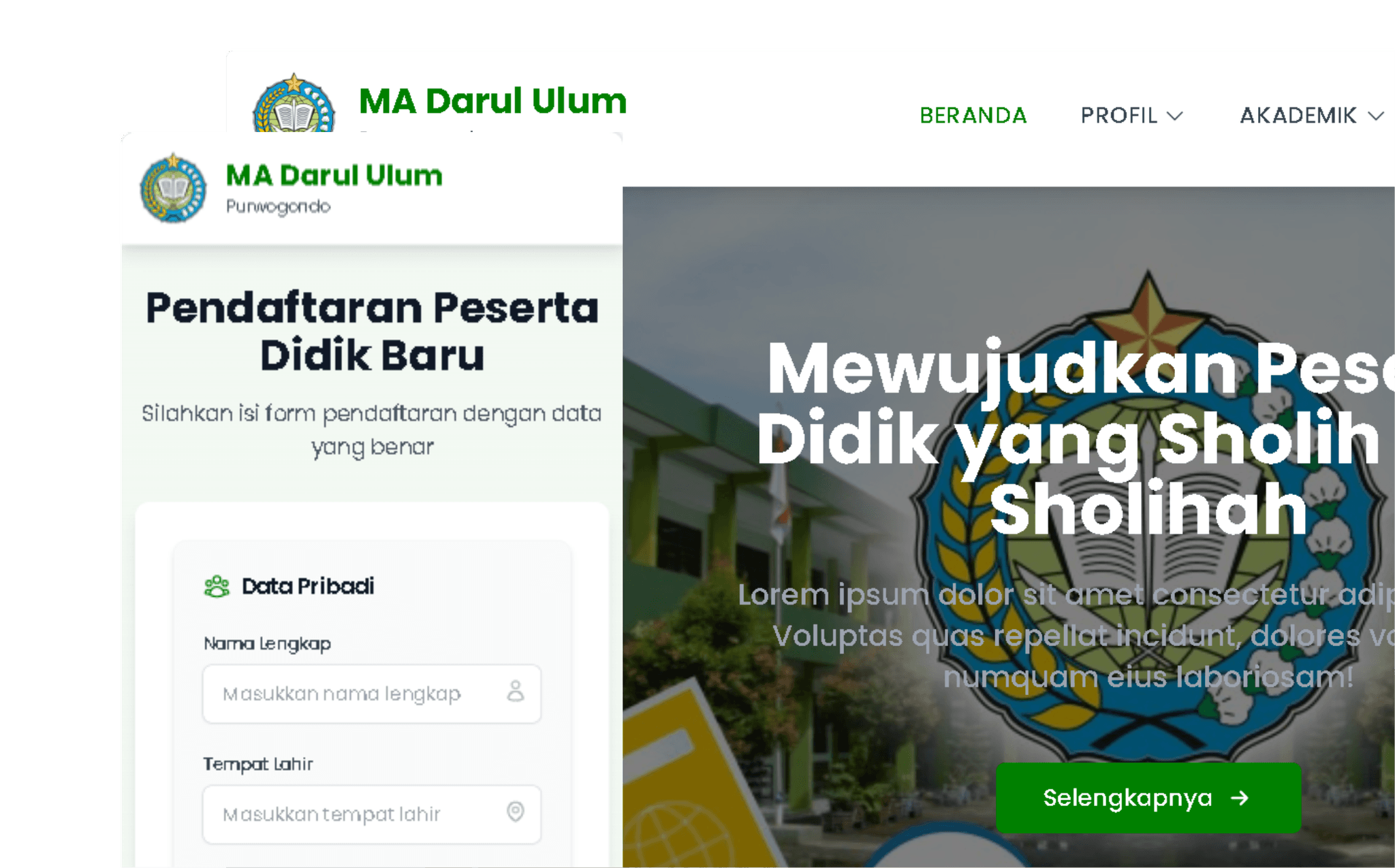 Madupurwogondo School Website